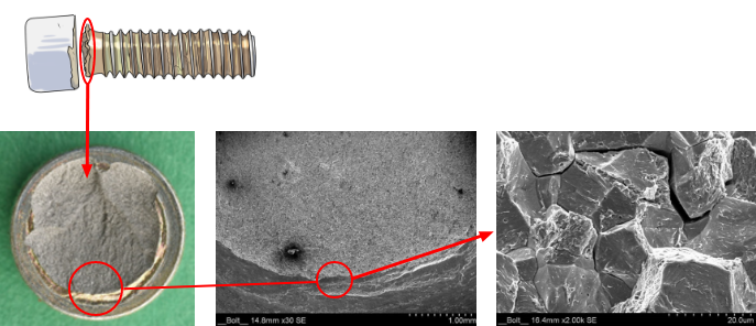 ボルトの折損調査イメージ
