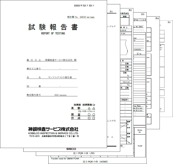 試験報告書