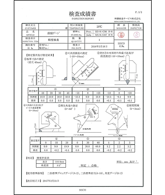 溶接ゲージ